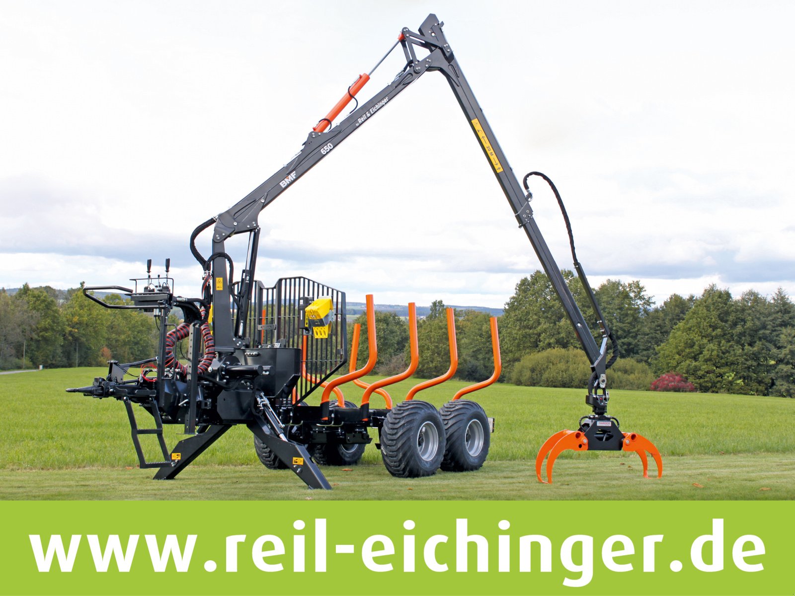 Rückewagen & Rückeanhänger des Typs Reil & Eichinger BMF 8T1/650, Neumaschine in Nittenau (Bild 7)